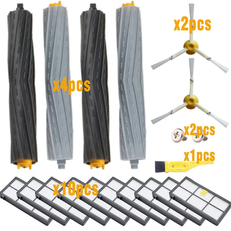 

Sweeping Robot Accessories HEPA Filters For IRobot Roomba 880 860 870 871 980 990 Replenishment Parts Spare Brushes Kits
