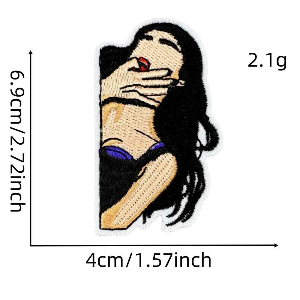 Креативная личность певец окружающая тканевая нашивка милый музыкальный значок