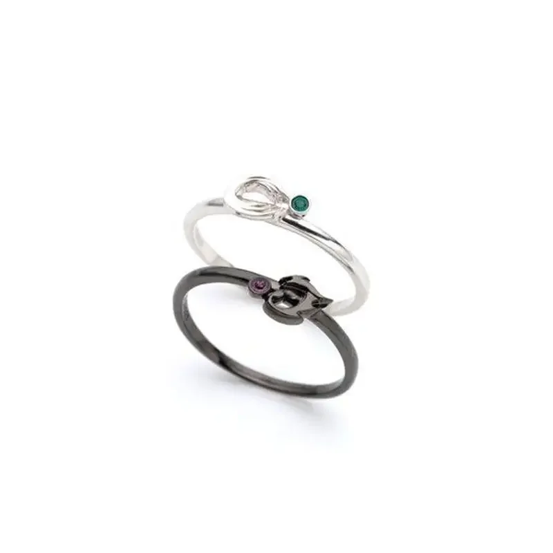 Комбинированное кольцо Kamen RiderW S925 Открытое аксессуары для ношения