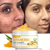 jaysuing turmeric facial whitening cream removal acne lightening dark spot moisturizing anti aging brightening skin care 50ml
