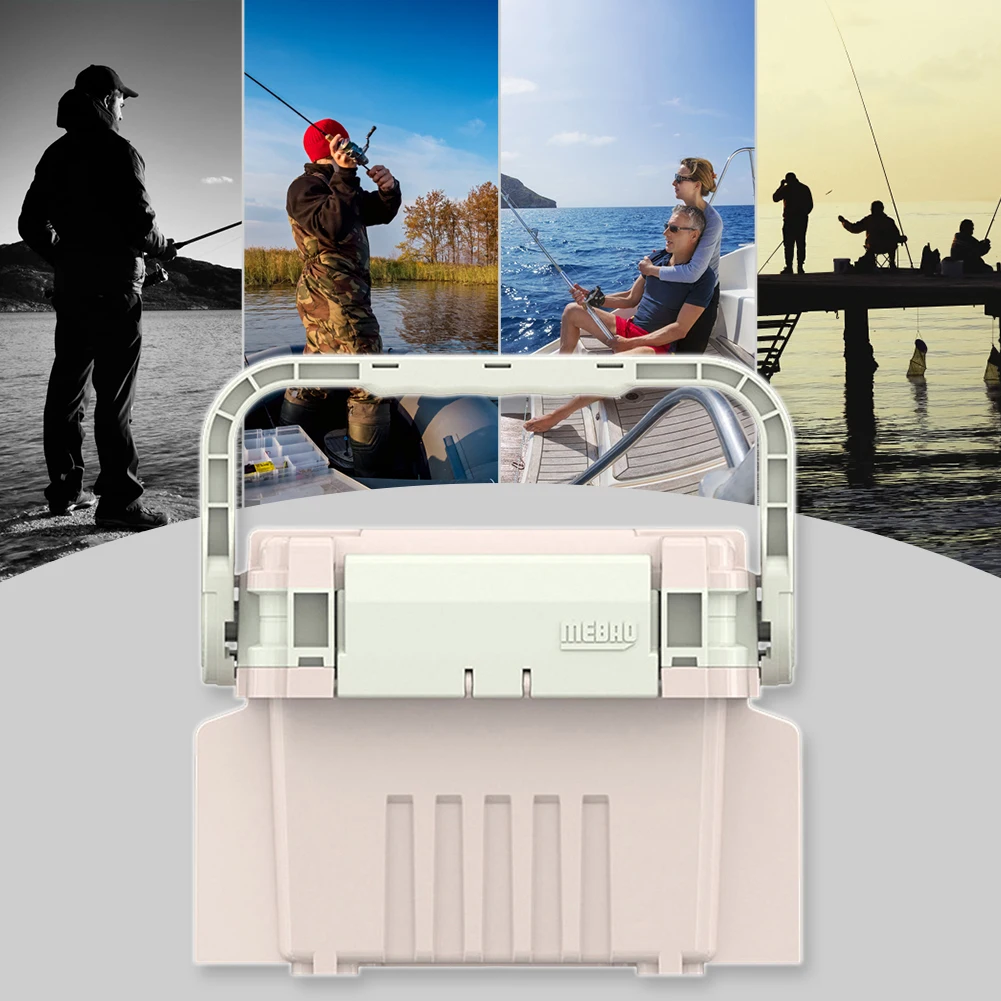 

Fishing Connector Box Multifunctional Fishing Lures Hook Box Portable Durable High Capacity Anti Slip Grip for Angler Supplies