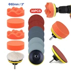 Набор для полировки автомобиля, абразивная губка, 3 дюйма, для ремонта фар