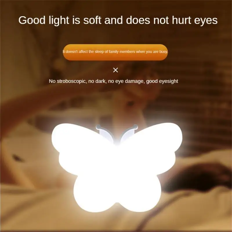 

Butterfly Smart Led Light-Controlled Induction Night Light New And Strange Hot Sale Plug-In Energy-Saving Small Table Lamp 2023