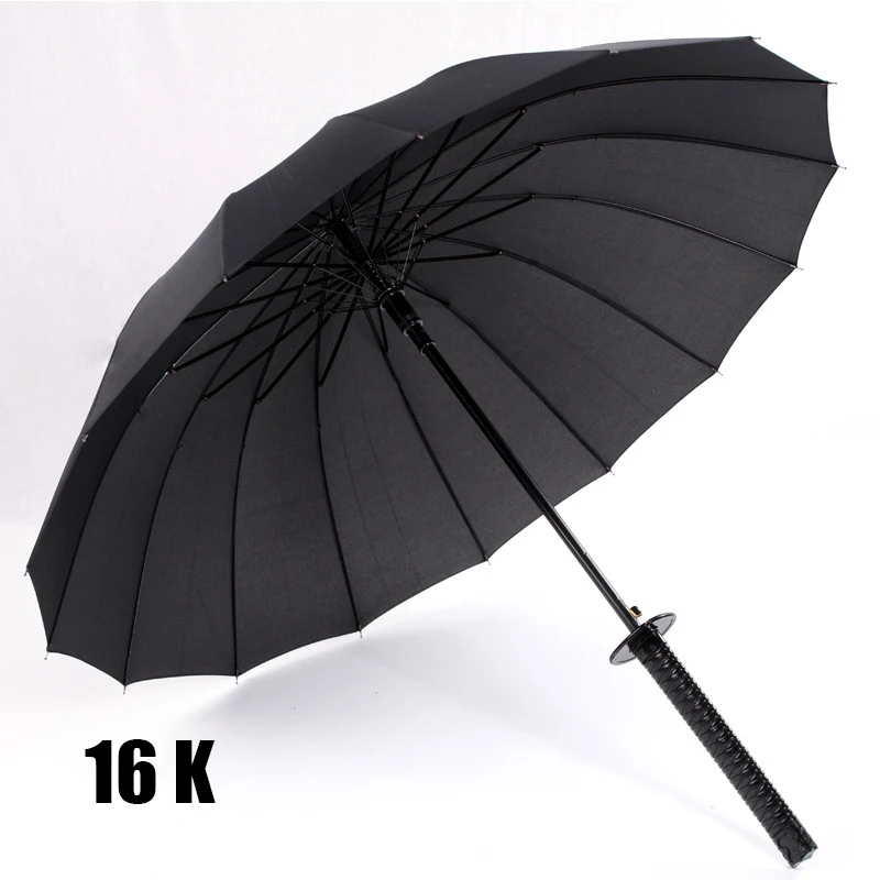 Японские прямые зонтики от солнца и дождя в стиле ниндзя автоматические открытые