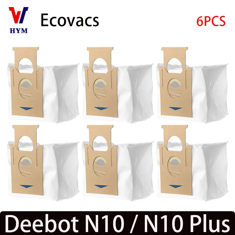 

Для Ecovacs Deeboot N10/N10 Plus Аксессуары Основная боковая щетка Hepa-фильтр Мешок для пыли Швабра Ткань Робот-пылесос Запасные части