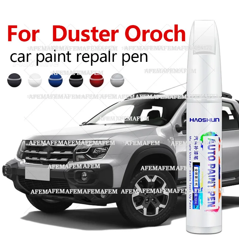 Фото Ручка-корректор для ремонта царапин автомобиля Renault Duster Oroch 2015-2023: аксессуары для восстановления, цвета: огненно-красный перламутр, черный, ледниковый белый №2