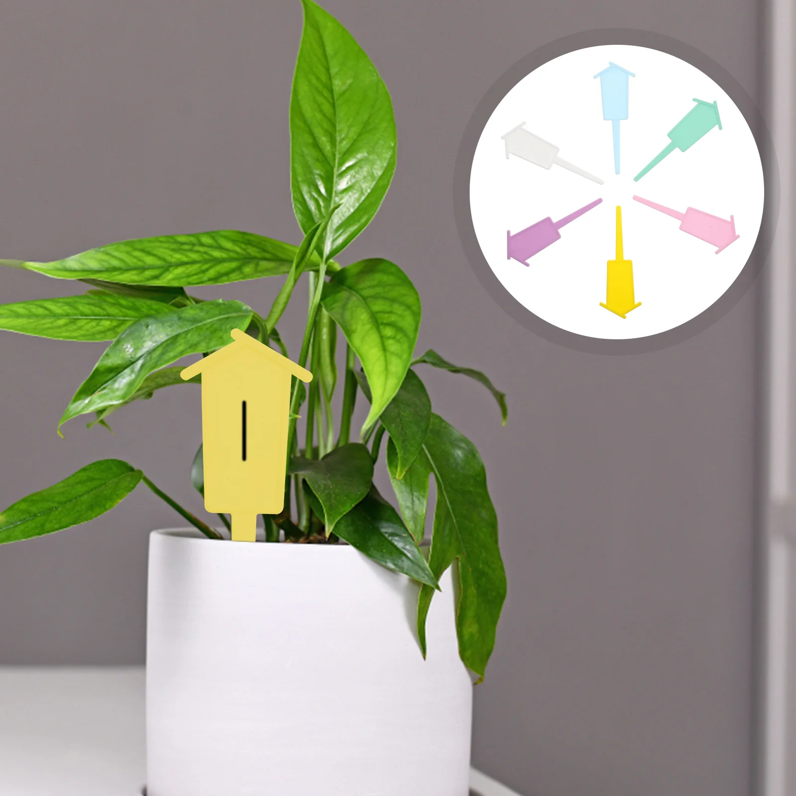 60 шт. садовые этикетки для растений в горшках пластиковые маркеры декор цветок