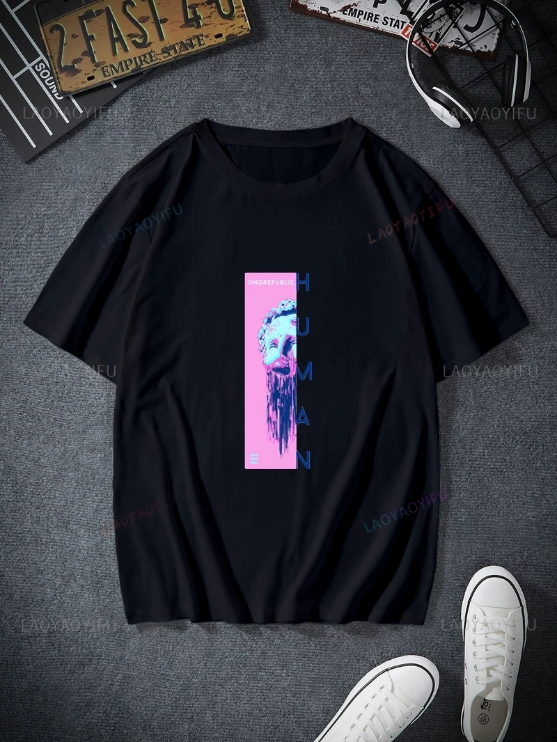 Хлопковая футболка laoyaoyifu OneRepublic Band