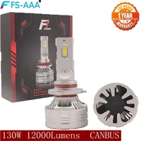fs aaa h4 130w lamp 12000lm h7 led bulbs h7 headlight kit fog light h4 h7 h11 h19006 9005 9012 car led lamp for bmw e39 bulb kit