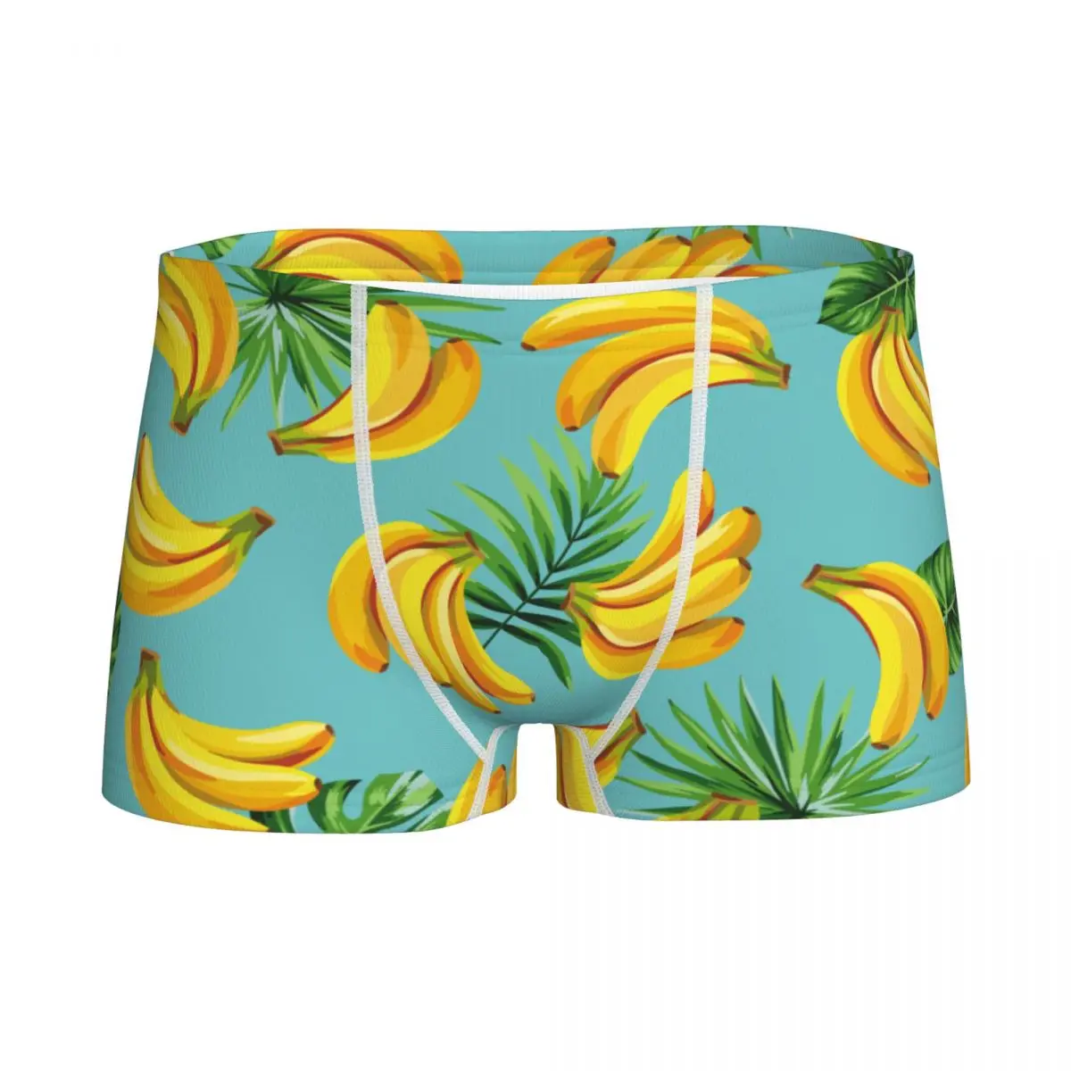 

Boys Banana Summer Fruits Boxers Cotton Youth Underwear Tropical Palm Leaves Man Underwear Boxer Harajuku Teenagers Underpants