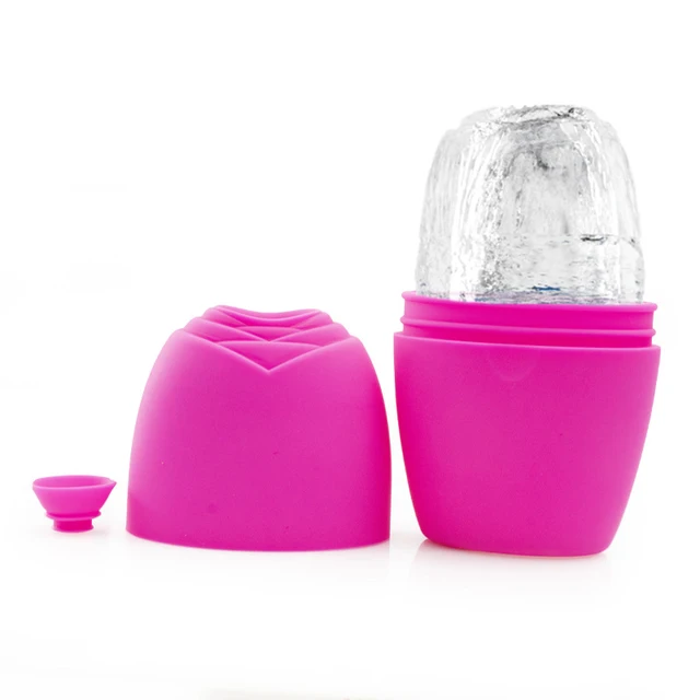 1pc Skin Care Beauty Lifting Contouring Tool face slimming tool Silicone Ice Cube Trays Ice Globe Ice Balls Face Massager 3