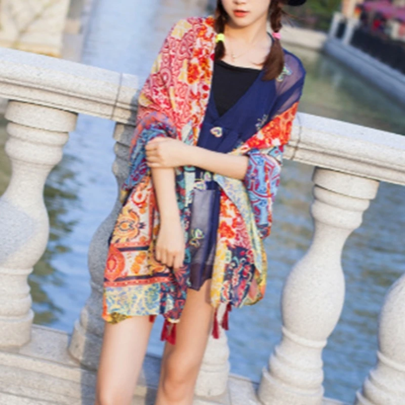 Многоцелевой шарф-шаль модная накидка для повседневной и спортивной