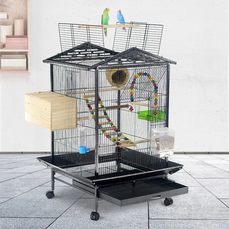 

Budgie Nest Bird Cage Chinchilla Feeder Breeding Box Outdoor Carrier Bird Cage Toys Jaula Para Hamster Habitat Decorations