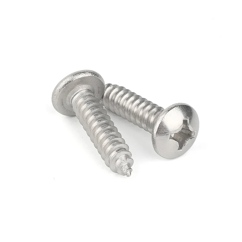 

M3.5 M4.2 M4.8 GB845 304 Stainless Steel Cross Phillips Pan Round Head Self Tapping Screw