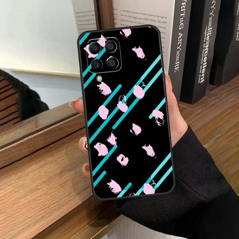 Чехол в горошек для Samsung Galaxy M20 M14 M34 M54 M13 M23 M33 M53 M21 M51 M30s M31s M12 M32 M52