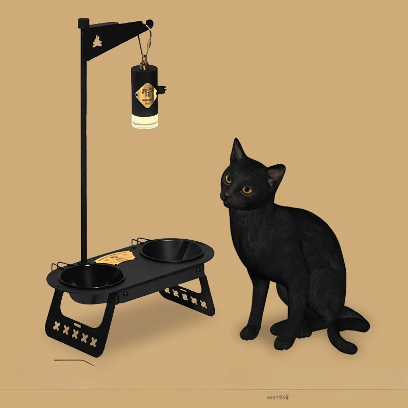 Американская миска из нержавеющей стали черного золота универсальная кормушка