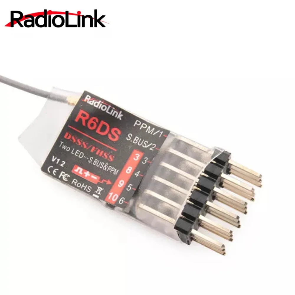 Радиоуправляемый приемник Radiolink Mini Osd R12DSM R12DS R9DS R8FM R8EF R6DSM R6DS R6FG R6F 2 4G сигнал для