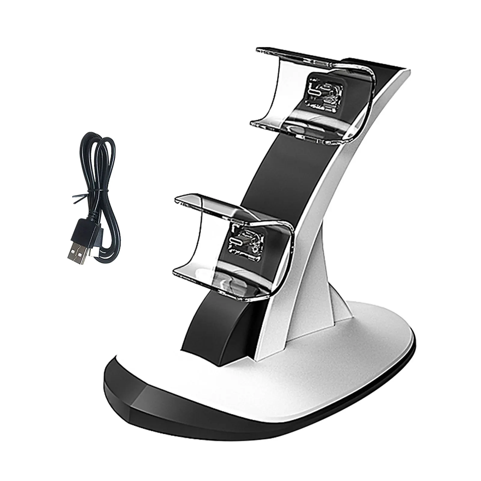 

Controller Charger Games Display Handle Accessories Stand Dual Station Home LED Indicator Portable Fast Fit 5