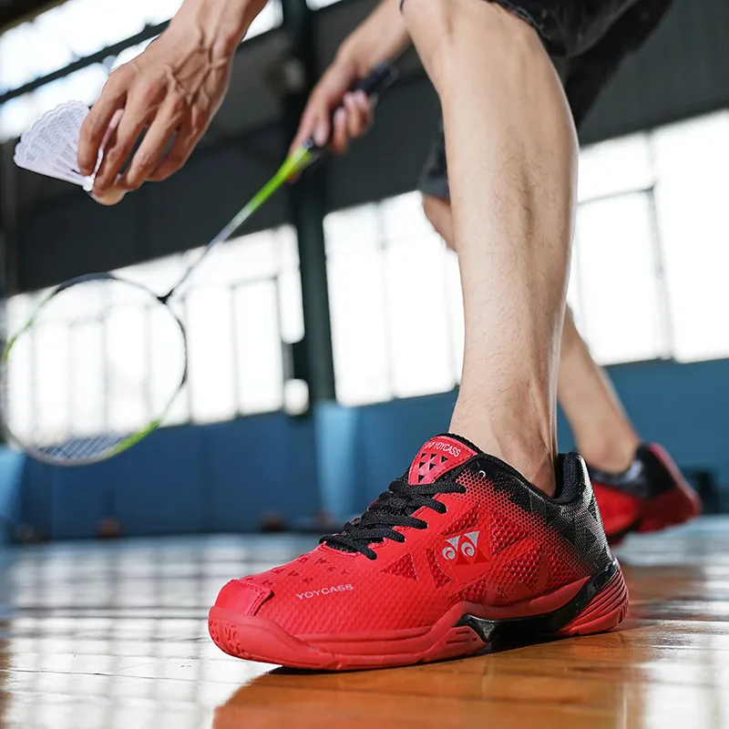 New Badminton Shoes Men Women Sport Sneakers Couples Breathable Badminton Training Sport Sneakers