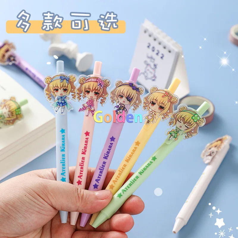 36pc Cute Girl 0.5 Mm Gel Pen Stationery School & Office Supply Writing Signature Cartoon Creative Smooth Ink |