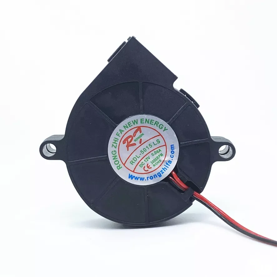 

50mm Blower 5015 12V0.06A for 3D Printer Humidifier Centrifugal Fan Industrial Blower Centrifugal Fan 2pin