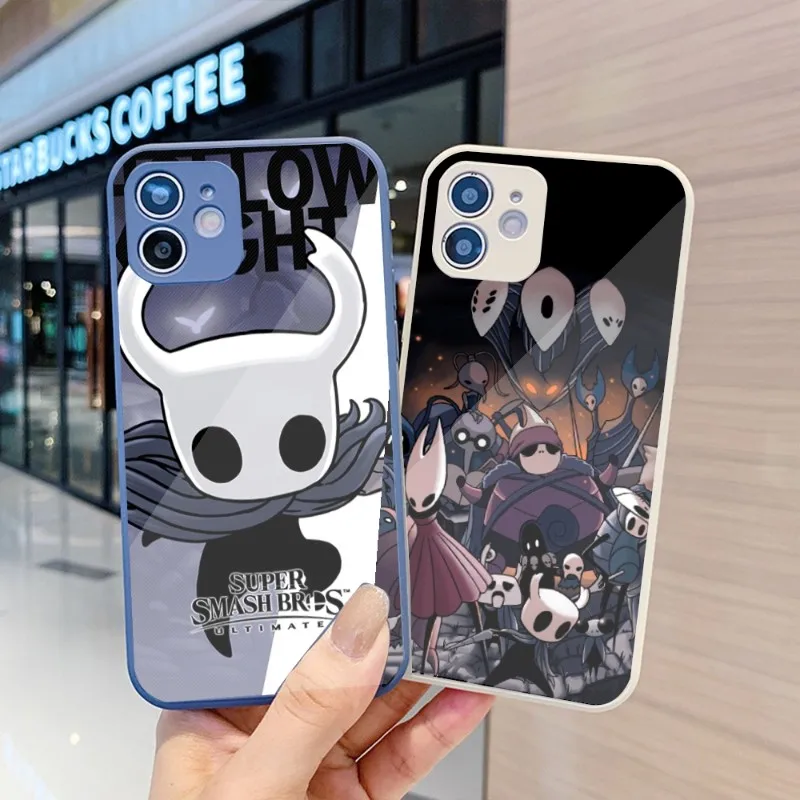 

Hollow Knight Phone Case For IPhone 14 13 12 11 Pro Max X XR XS 8 7 Plus Liquid Glass Color Phone Cover