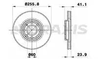

Зеркало дискового тормоза A0040 (4-колесный болт) ASTRA G