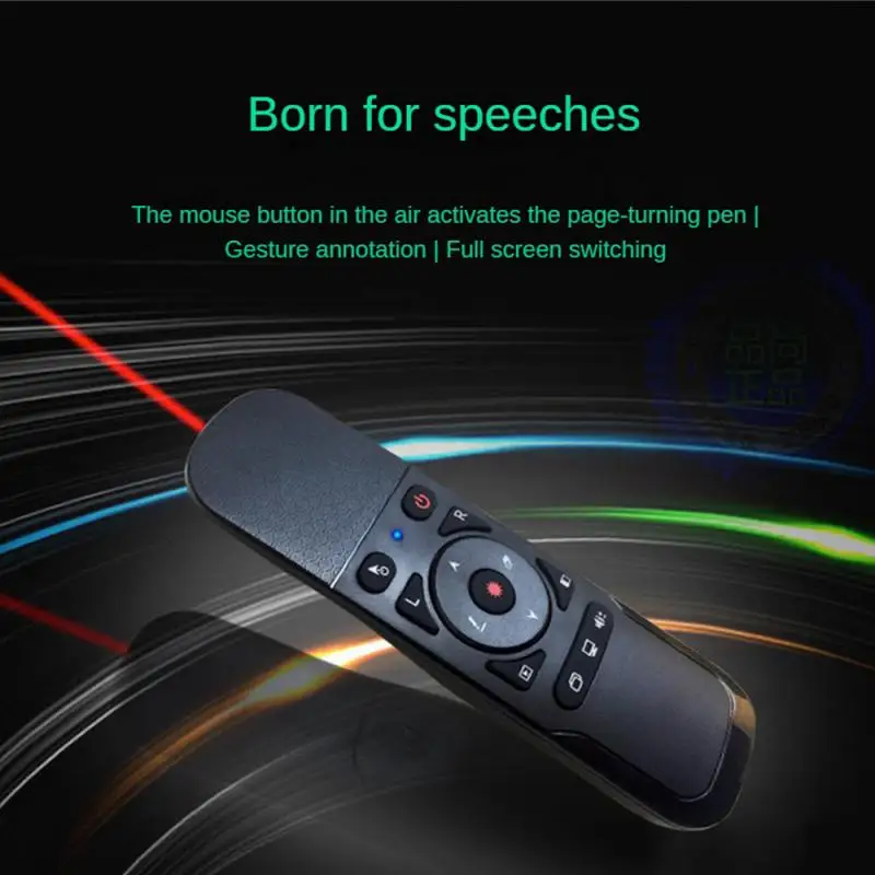 

Wireless Presenter With Air Mouse USB Red Light Pointer Slide Presentation Remote Control For Powerpoint Projector PPT