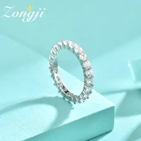real brilliant zircon gems ring original 925 sterling silver engagement wedding rings for women luxury quality jewelry