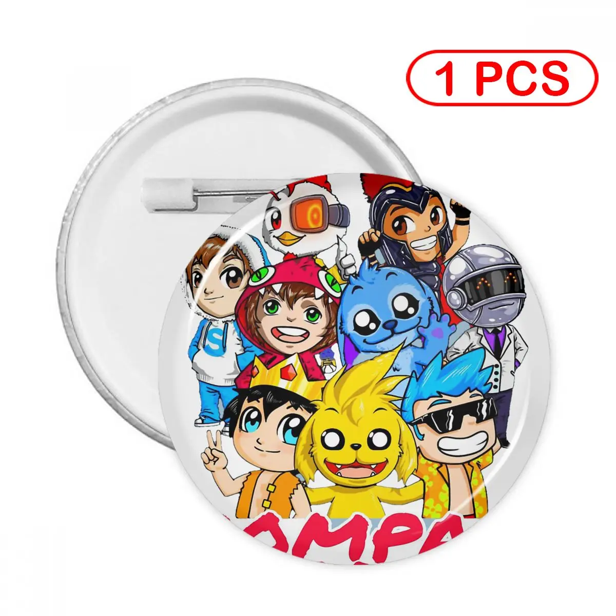 

Mikecrack Compadretes Compas TEAM Pins Creative Brooch Jewelry Decor Metal Pin Badge Girl Child Broche Button Clothes Gift
