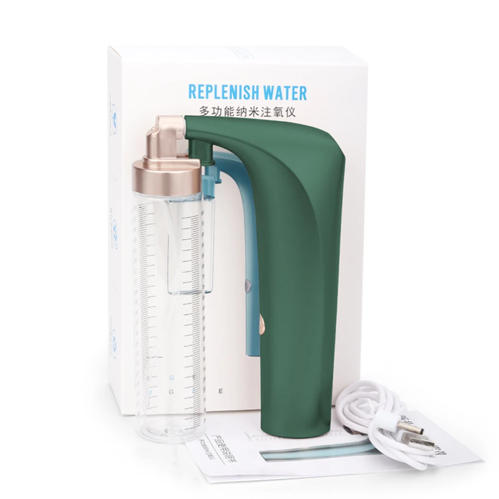 

USB Перезаряжаемый нано-распылитель для лица, отпариватель, глубоко увлажняющий уход за кожей, кислородный инжектор для увлажнения лица, кос...