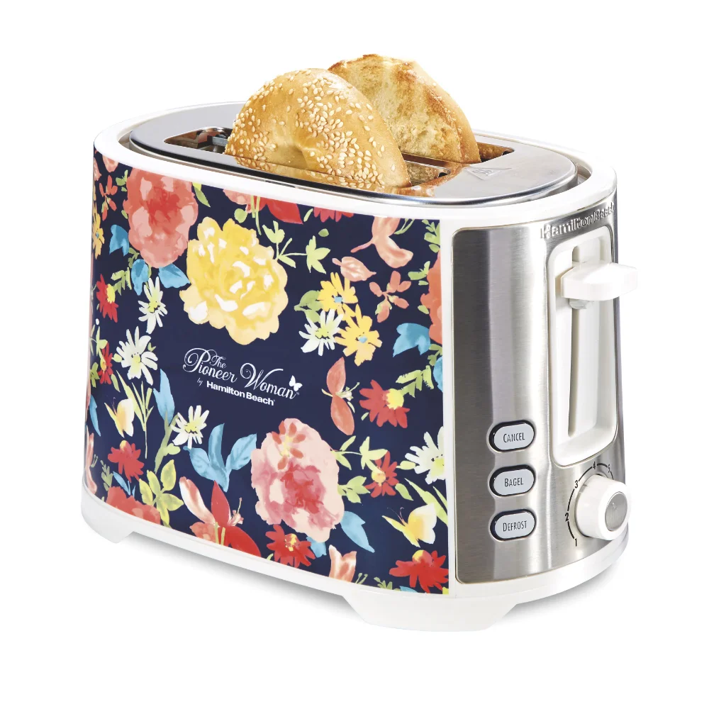 

The Pioneer Woman Fiona Floral Extra-Wide Slot 2-Slice Toaster