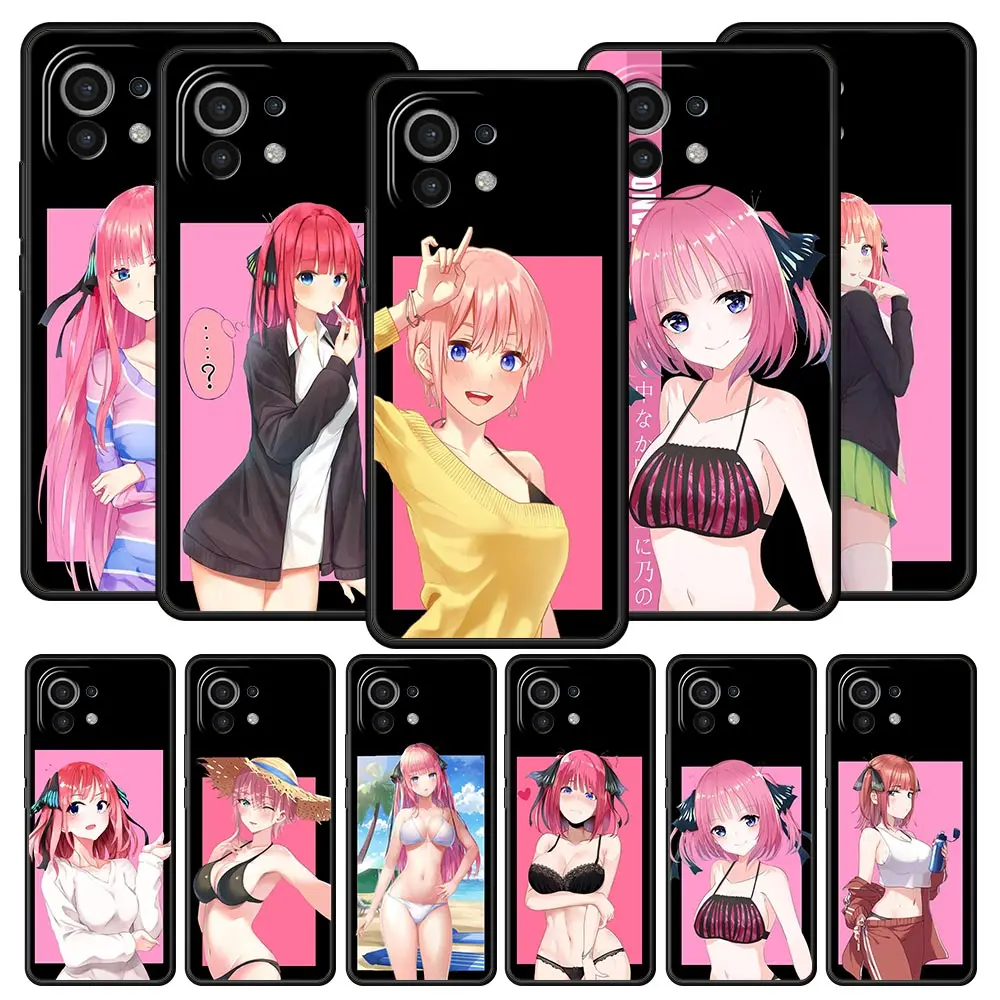 

The Quintessential Quintuplets Case For Xiaomi Poco X3 NFC F3 F4 M3 M4 Mi Note 12T 10 12 11 Ultra 11T Pro 10T Lite 9T 5G Cover