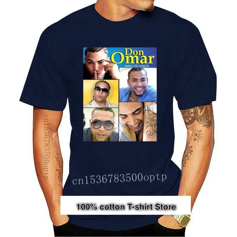 

Camiseta de DON OMAR, cantante de музыка нормальная, el rey de los Reyes, коллаж фотографий