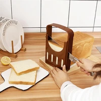 toast bread slicer plastic foldable loaf cut rack cutting guide slicing tool kitchen accessories practical cakes split tools