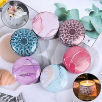 1pcs candle tin jars diy candle making kit holder storage case for dry storage spices camping party favor and sweets gifts