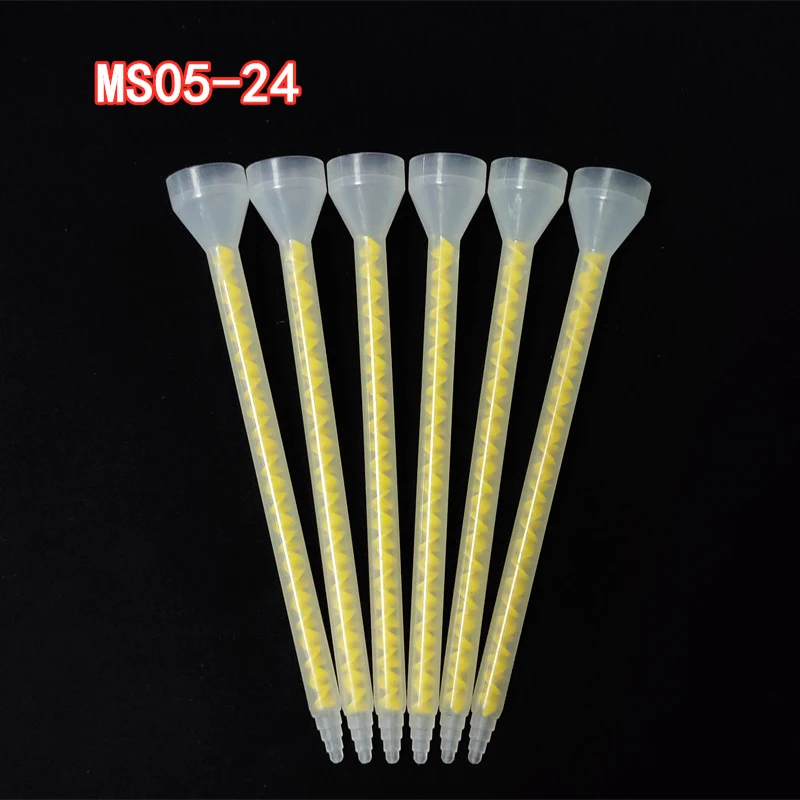 Пластиковый полимерный статический миксер PMF/FMC6-24 колокольчик с резьбой 24