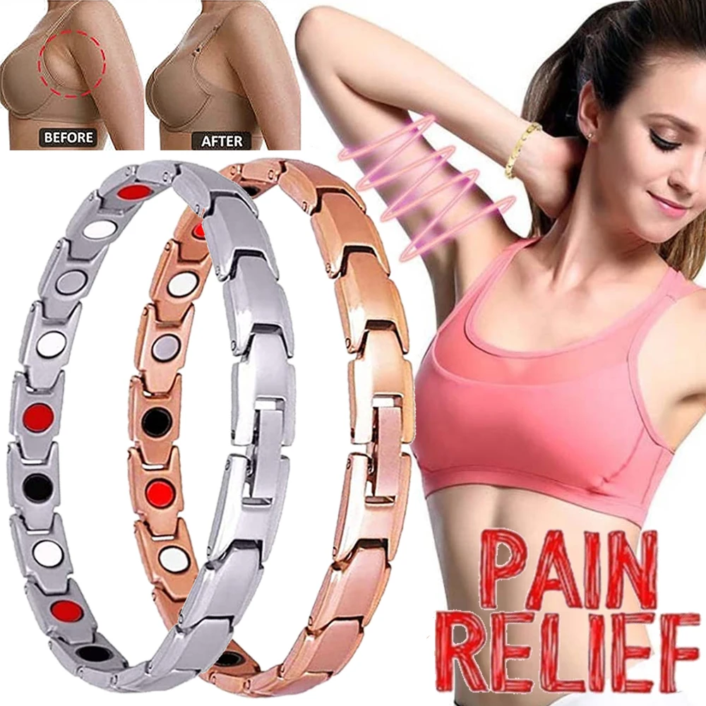 

Lymph Drainage Magnetic Bracelet Magnetic Lymph Detox Bracelet Slimming Magnetic Therapy Bracelet Health Care Gift for Women Men