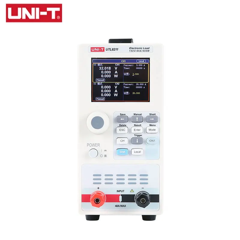 

UNI-T High-Precision Compact DC Electronic Load Tester Power Supply Current Test UTL8211/UTL8212