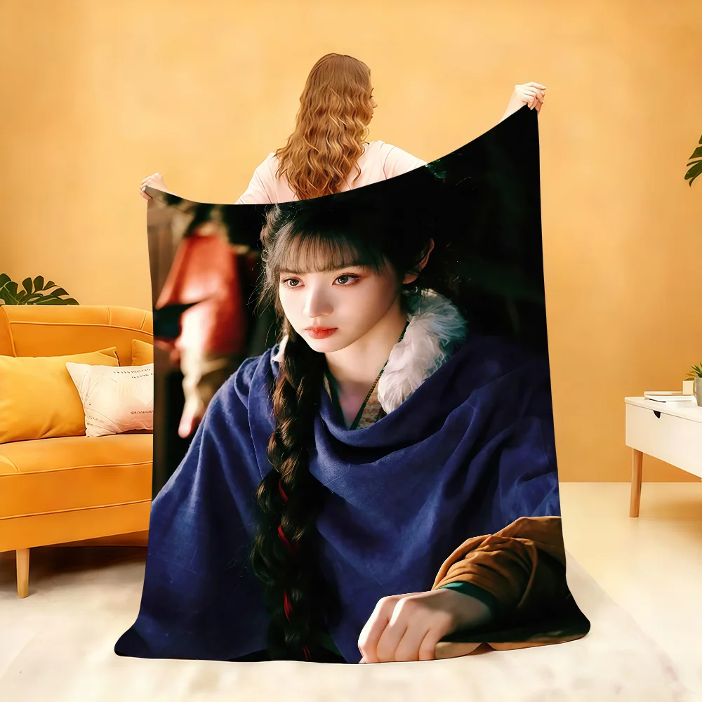Фото Плед TV P-Pursuit of Jade Fan Changyu, мягкий плед для дома, спальни, дивана, пикника, путешествий, офиса, отдыха, подарок №5