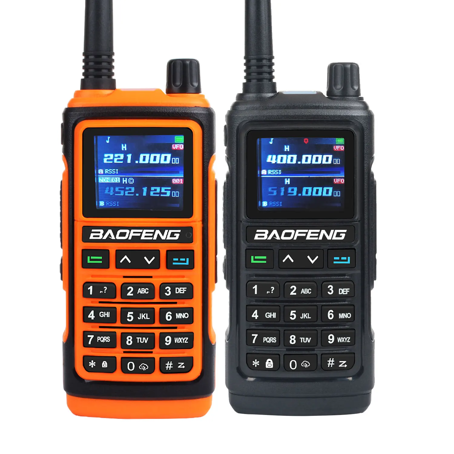

Портативная рация Baofeng, 108-130 МГц, VHF UHF 200-260 МГц 350-355 МГц, FM-радио, шесть диапазонов, функция бесплатной копии, водонепроницаемая