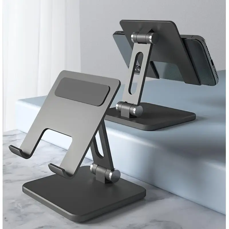 

Tablet Stand for Desk Xiaomi Mi Pad 4 Samsung iPad Air iPhone 13 Pro 12 Mini 2020 Aluminum Metal Holder Angle Height Adjustable