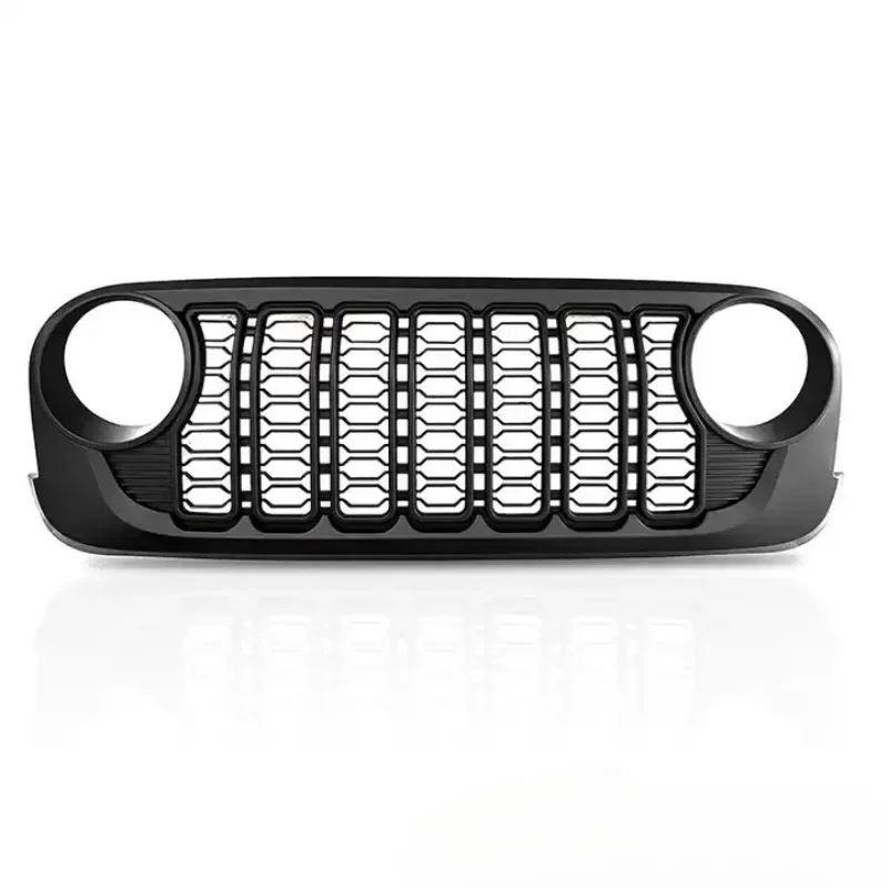 

Для Jeep Wrangler JK JKU 2007 2008 2009 2010 2011 2012 2013 2014 2015 2016 2017 Lantsun J400 2024 Стиль Сетчатая решетка переднего бампера