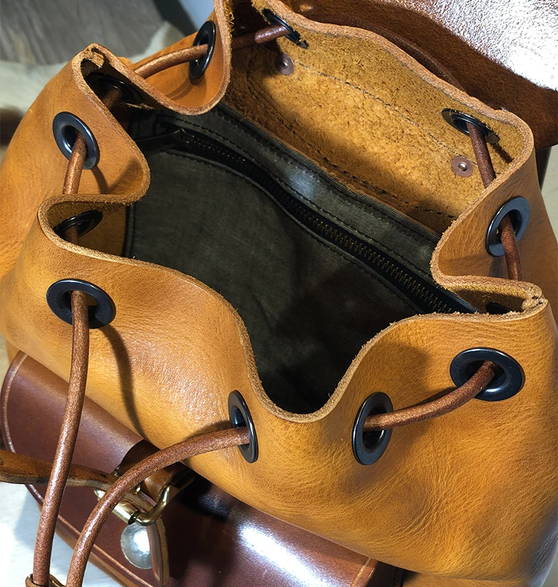 Рисунок 4 - Винтажный кожаный утолщенный рюкзак