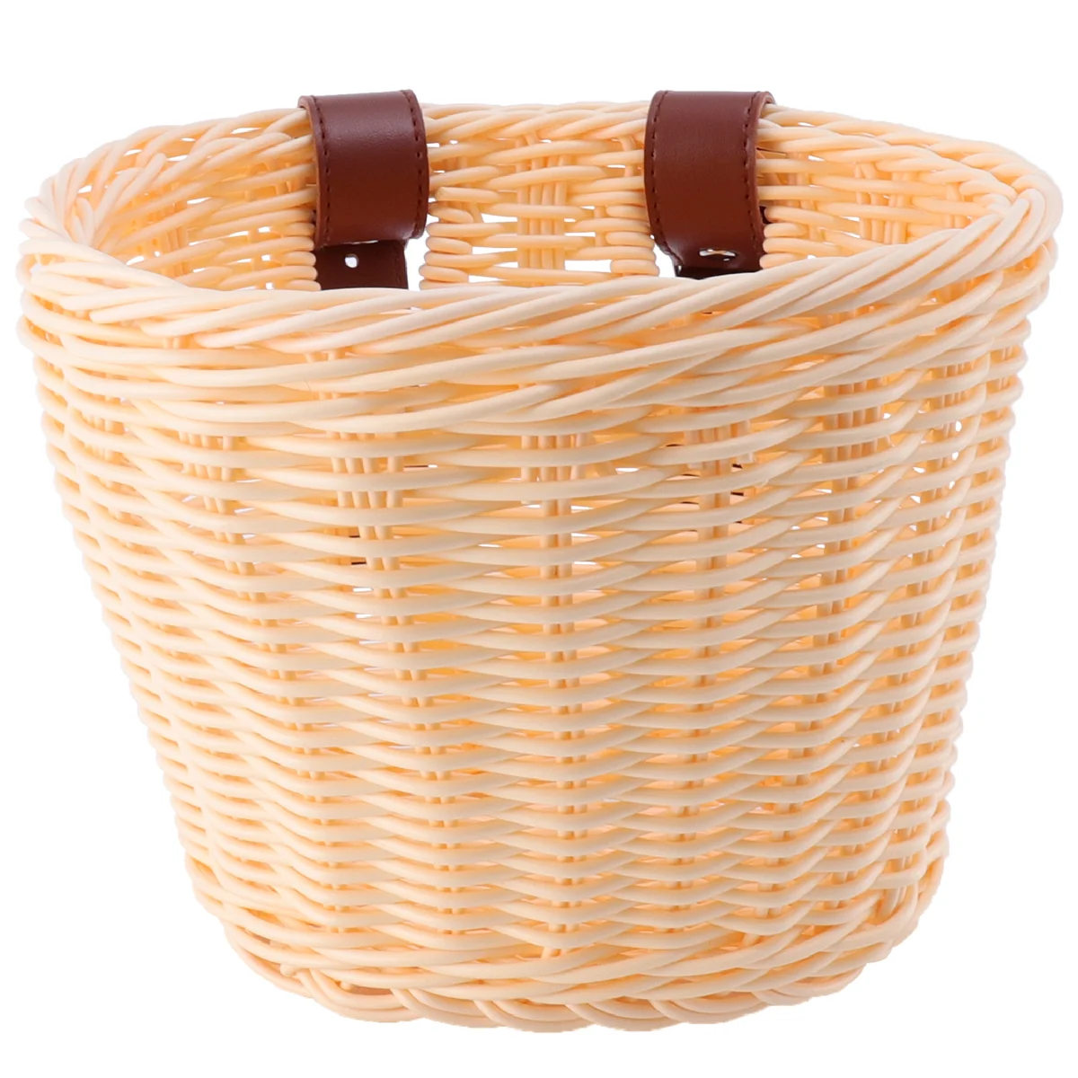 

Basket Bike Front Kids Girls Storagehandlebar Wickerscooter Rear Woven Retro Children Detachable Handwoven Cruiser Balance