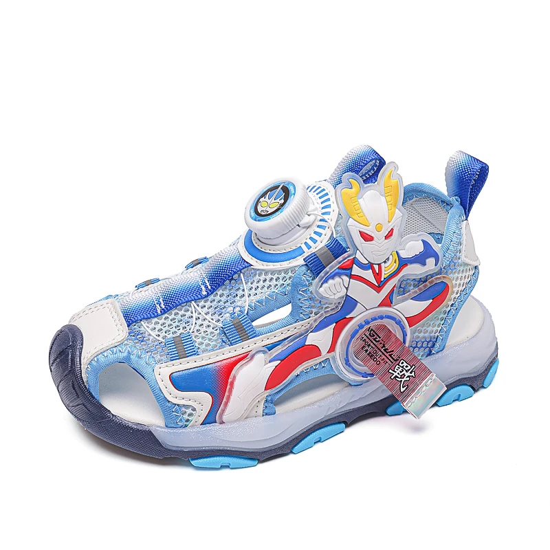 

Children's Dad Shoes Rotary Buckle Through The Net Sports Shoes Lightweight Breathable Running Shoes
