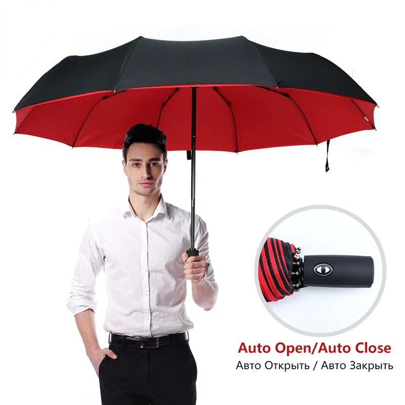 

Fully automatic umbrella, windproof strong luxury business sun umbrella for men and women