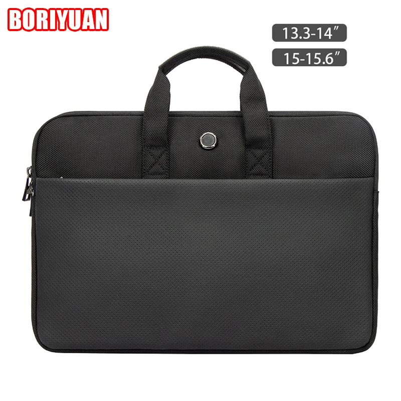 

14./15.6 Inch Leather Film Laptop Bag Storage Bag Business Briefcase for Huawei Xiaomi Apple Laptop Bag for Men Women Unisex Bag