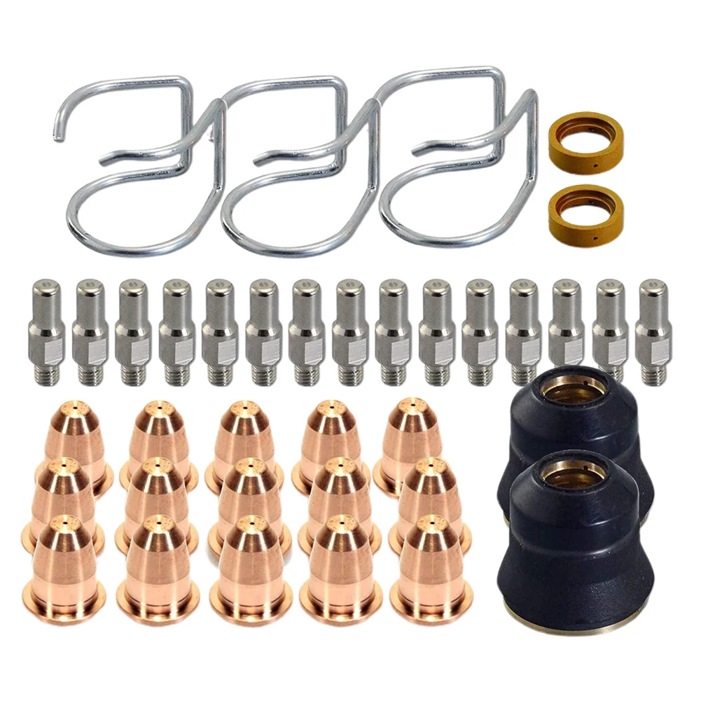 

1SET Plasma Torch Nozzle PD0116-08 Plasma Torch Electrode PR0110 Plasma Torch Shield PC0116 Plasma Torch Spacer Guide CV0010