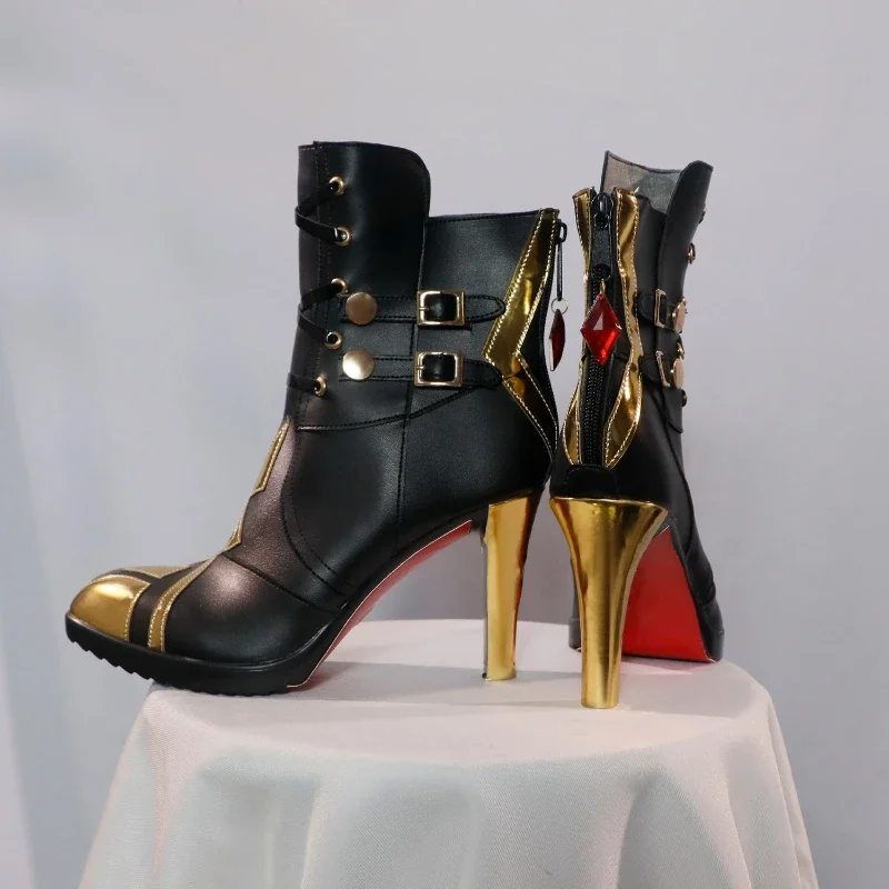 Ботинки на высоком каблуке для косплея из ПУ кожи